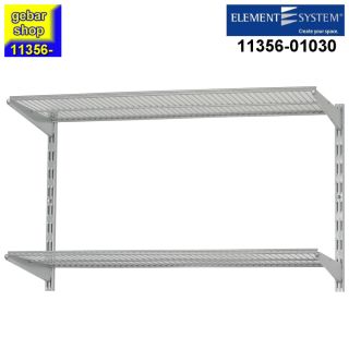 Regal Set STORAGE RS50 weißalu Element System