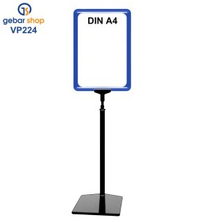 Plakatständer Set2 Rahmen DIN A4 blau