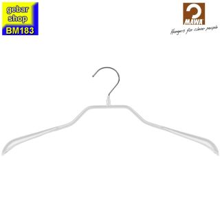 MAWA Metall Kleiderbügel Prestige 46 G, weiß