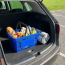 Einkaufskorb 28 Liter in blau mit zwei Tragegriffe