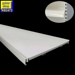 (B-Ware) Tegometall Regal Fachboden L125  T47 juraweiß