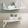 (B-Ware) Element System SANTORINI Regal-Set 80x25cm weiß/weiß