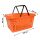 Design Einkaufskorb 22 Liter in orange mit zwei Tragegriffe