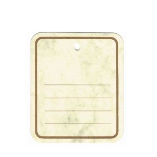 Exclusiv-Etiketten rund 50x60 mm beige, marmoriert Druck goldfarbend 1.000 Stück