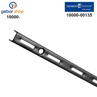 Wandschiene 1-reihig H 500 schwarzmatt RA 50 Element System