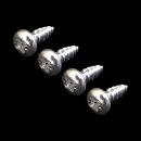 4er Möbelfuss Set "Black matt" Ø30 H 100 mm schwarzmatt Element System