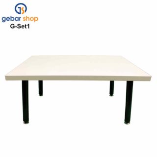 Gebar Mini-Tisch-Set - DIY Blumenbank Ablage Tisch H&ouml;he 29 cm