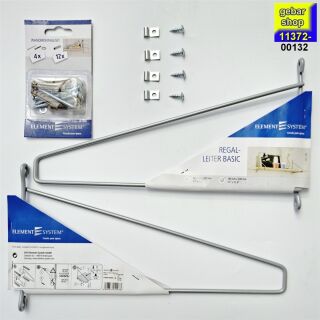 Drahtleiter Bausatz 2 Basics 180x300 weißalu Element System