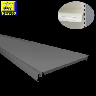(B-Ware) Tegometall Regal Fachboden L125  T30 weißaluminium
