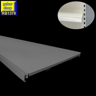 (B-Ware) Tegometall Regal Fachboden L100  T37 weißaluminium