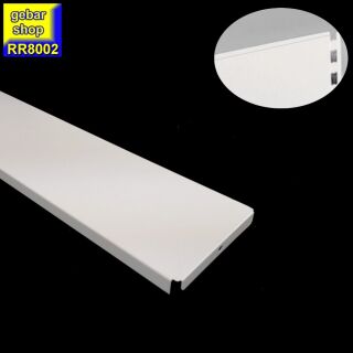 (B-Ware) Tegometall Regal Gondelabdeckung L66,5  B8 juraweiß