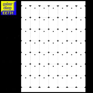 Bogen Etiketten 30x38mm blanko 1.225 Kartonetiketten