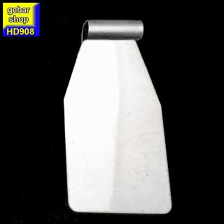 10 Stück Nachrüstfahne aus Stahl 27x30mm für Tego Blisterhaken 8mm