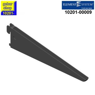 (B-Ware) Element System Classic 50 U-Träger mit Loch T 220 schwarz