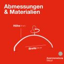 MAWA Metall Kleiderbügel Economic 40 P weiß