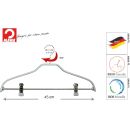 MAWA Kleiderbügel Silhouette 45 FK, silberfarben