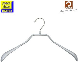 MAWA Metall Kleiderbügel Bodyform 42 L silberfarben