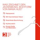 MAWA Metall Kleiderbügel Bodyform 42 L weiß
