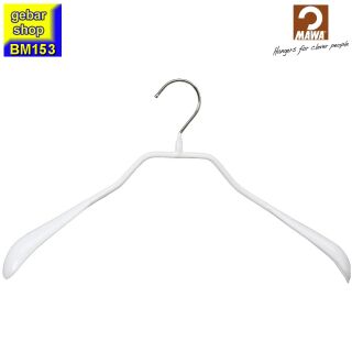 MAWA Metall Kleiderbügel Bodyform 46 L, weiß