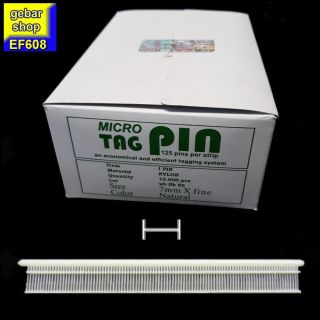 Kunststofffäden fein T-End L:7mm TAG PIN NYLON 10.000 St.
