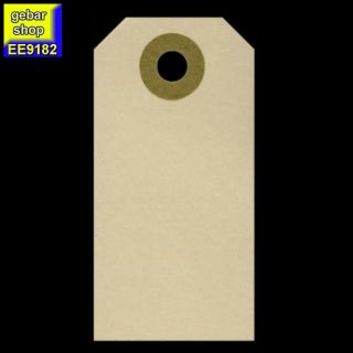 Manila Etiketten 80x160 mm Pappöse 6 mm 200 Stück/Karton