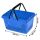 Design Einkaufskorb 28 Liter in blau mit zwei Tragegriffe