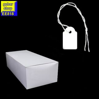 Fadenetiketten mit Faden 18x28 mm 1.000 Stück/Karton
