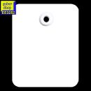 Einzeletiketten rund 45x55mm unbedruckt Öse 200...