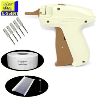 Heftpistole E-Set561 Arrow 9F, 5 Nadel 1000 Fäden 35 + Etiketten 30x45