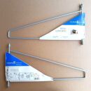 4x Basics Drahtleiter Regal 180x300 silberfarben  Element...