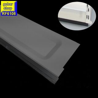 (B-Waren) Tegometall Sockelblende L100  H16 weißaluminium