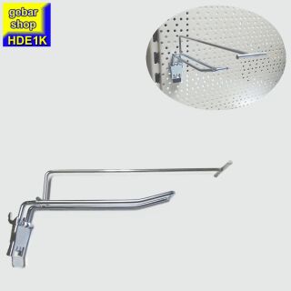 Doppelklapphaken mit Etiketten Halter L 120mm