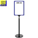 Plakatständer Set7 Rahmen DIN A4 blau