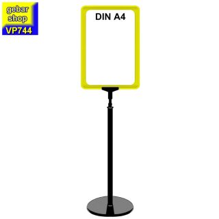 Plakatständer Set7 Rahmen DIN A4 gelb