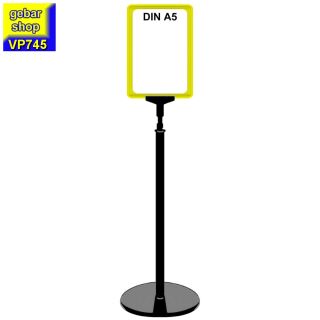 Plakatständer Set7 Rahmen DIN A5 gelb
