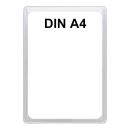Plakatständer Set7 mit U-Tasche Rahmen DIN A4 transparent