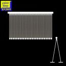 500 Paar Doppelheftfäden PIN STD L: 65mm NYLON Karton