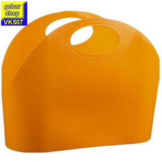 Shopping Bag Einkaufstasche in orange mit zwei Tragegriffe
