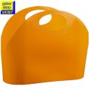 Shopping Bag Einkaufstasche in orange mit zwei Tragegriffe
