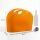 Shopping Bag Einkaufstasche in orange mit zwei Tragegriffe