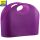 Shopping Bag Einkaufstasche in violett mit zwei Tragegriffe