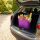Shopping Bag Einkaufstasche in violett mit zwei Tragegriffe