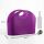 Shopping Bag Einkaufstasche in violett mit zwei Tragegriffe