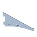 Regal Bausatz DESIGN 1 mit Halbrundschienen RS50 weißalu Element System