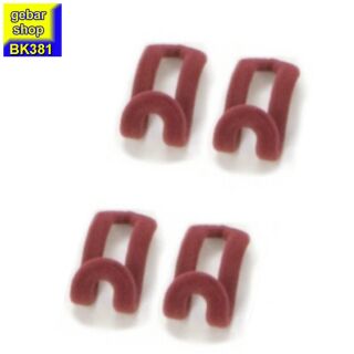 4x Kleiderbügel Verbinder Adapter Bügelöse, rosa