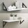 SANTORINI Regal-Set 80x25cm schwarz/weiß Element System
