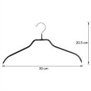 gebar Metall Kleiderbügel Classic M 40 schwarz S-M
