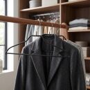 gebar Metall Kleiderbügel Classic MS 40 schwarz S-M Steg