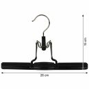 gebar Metall Kleiderbügel Hosenspanner M 26 schwarz