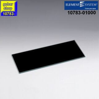 (B-Ware) Element System Glasboden Regal Fachboden 800 x 200 x 6 mm Schwarz